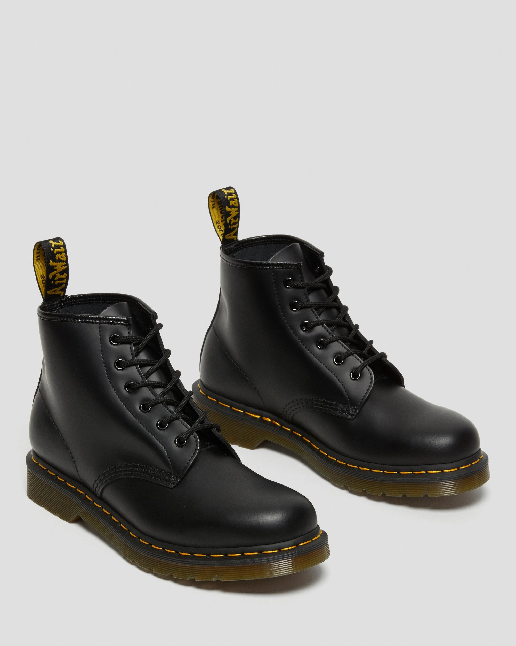 Beyond The Basics Move-Ready Looks 101 Yellow Stitch Smooth Leather Ankle Boots