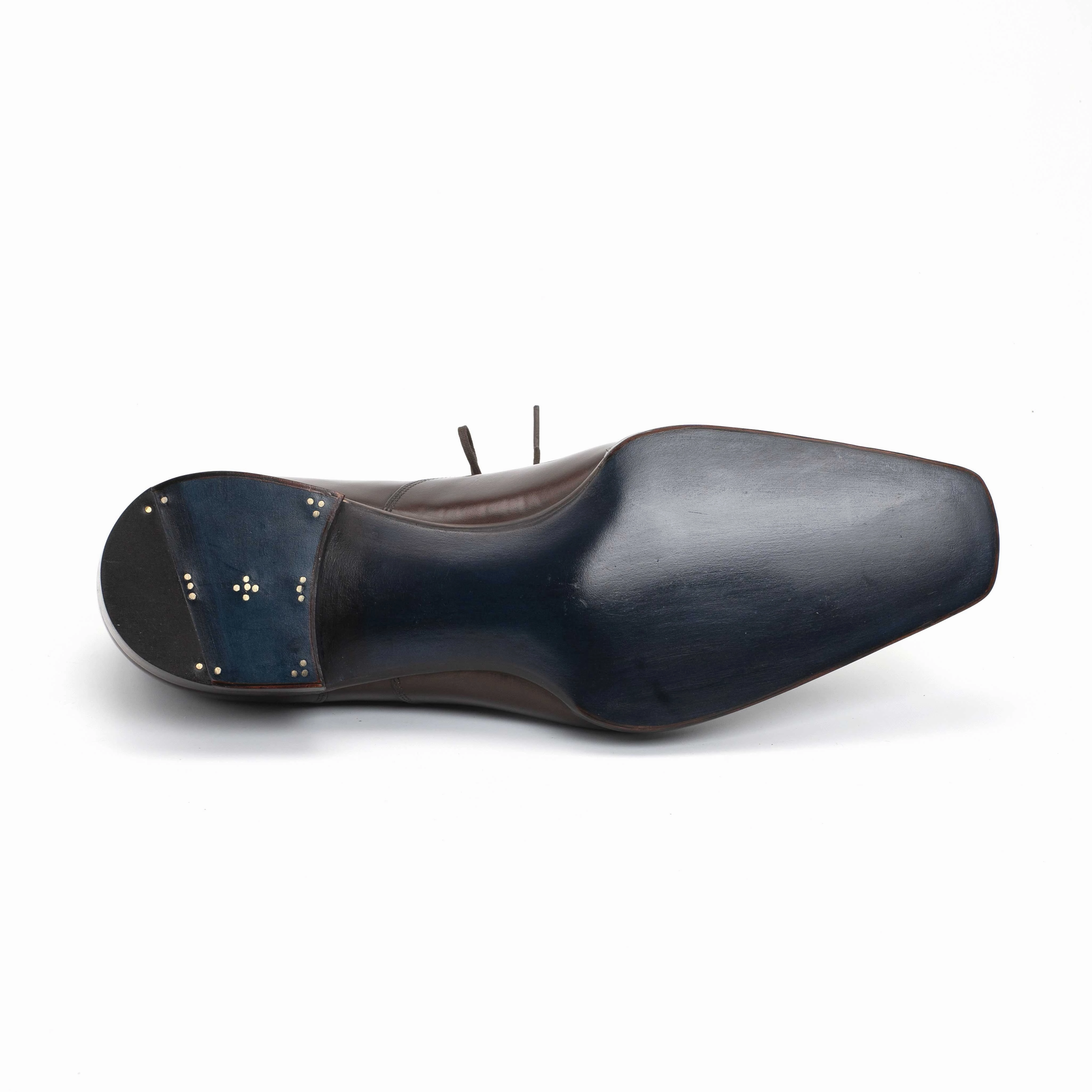 Future-Forward Comfort 1202 Collection - Handmade Marcos Medallion Oxford Shoe