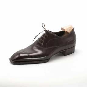 Sleek Essentials Rhythmic Fit 1202 Collection - Handmade Marcos Medallion Oxford Shoe