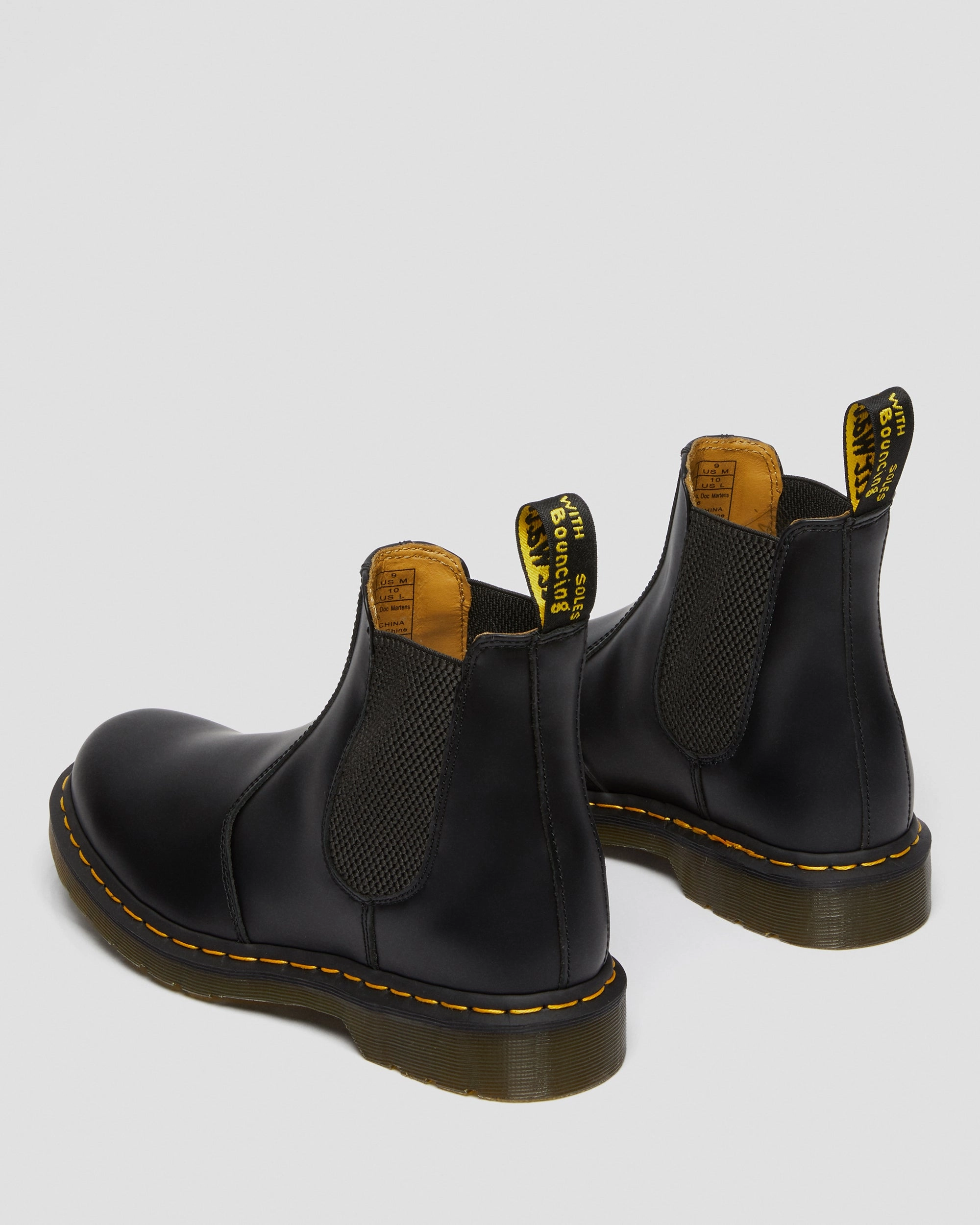 Ease-Forward Fit Your Next Layer 2976 Yellow Stitch Smooth Leather Boots