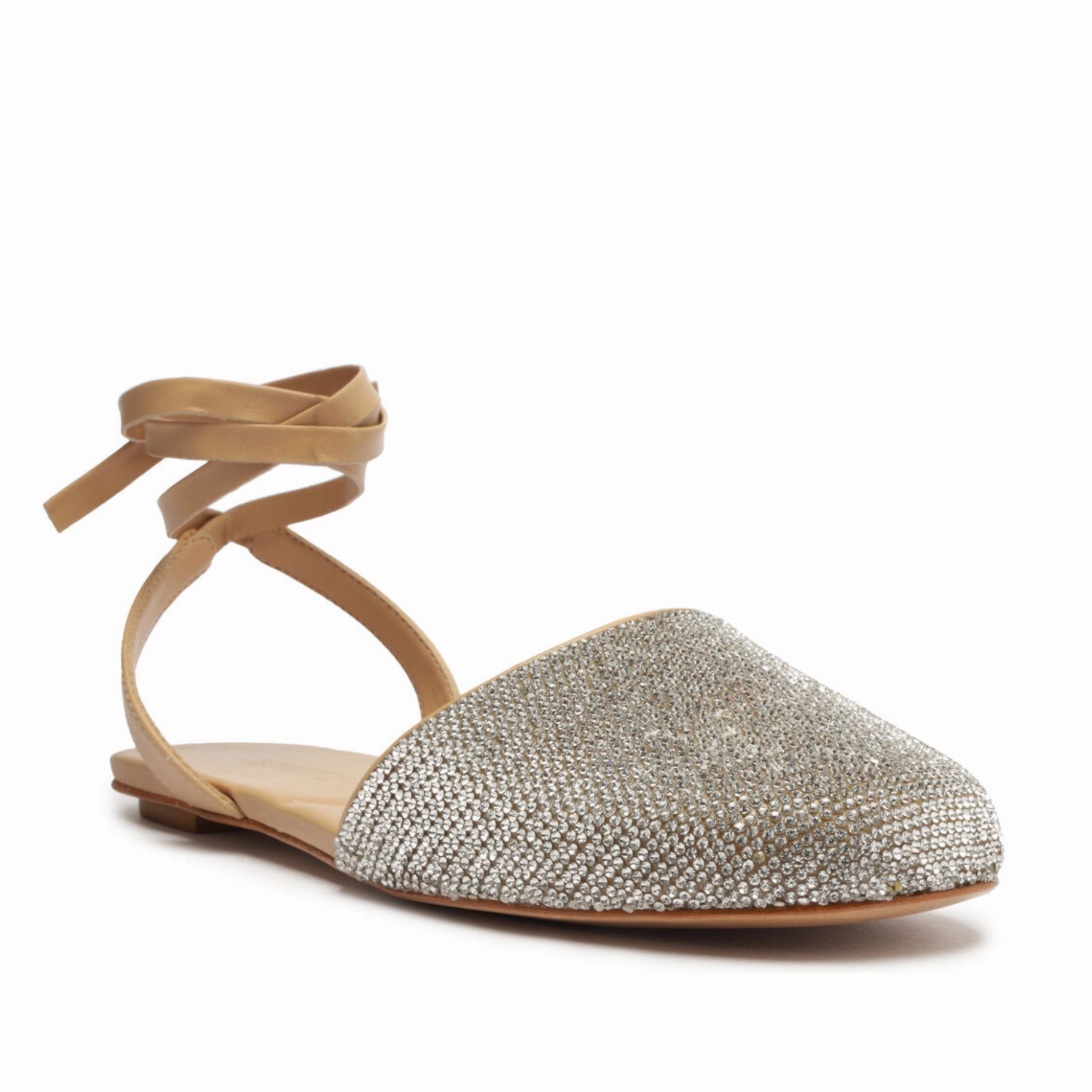 Tech-Forward Fit Abrie Glam Leather Flat