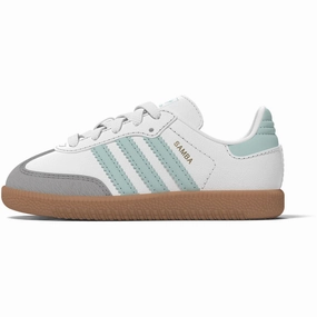 Dynamic Essentials Adidas Originals Ftwr White/Semi Flash Aqua/Gum 3 Samba Og El I Sneakers
