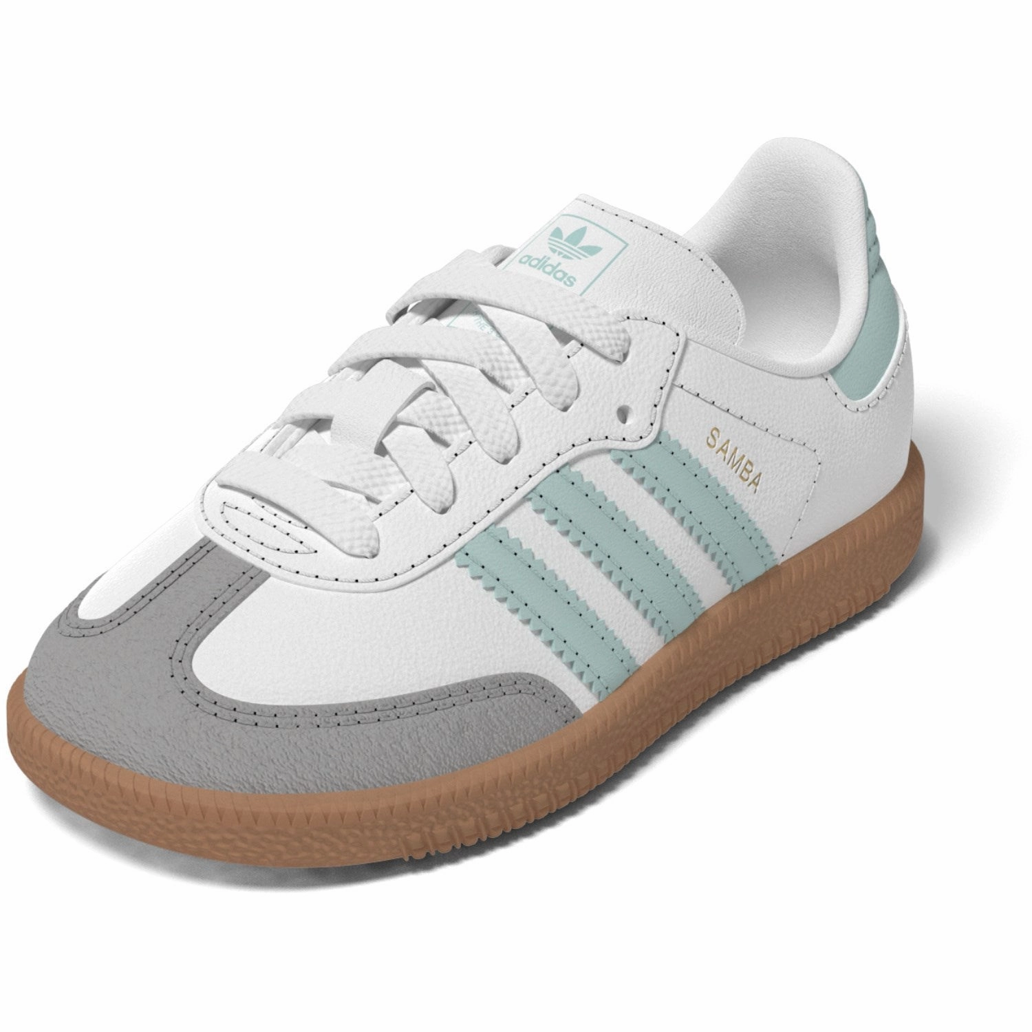 Bold In Simplicity Layered Living Adidas Originals Ftwr White/Semi Flash Aqua/Gum 3 Samba Og El I Sneakers