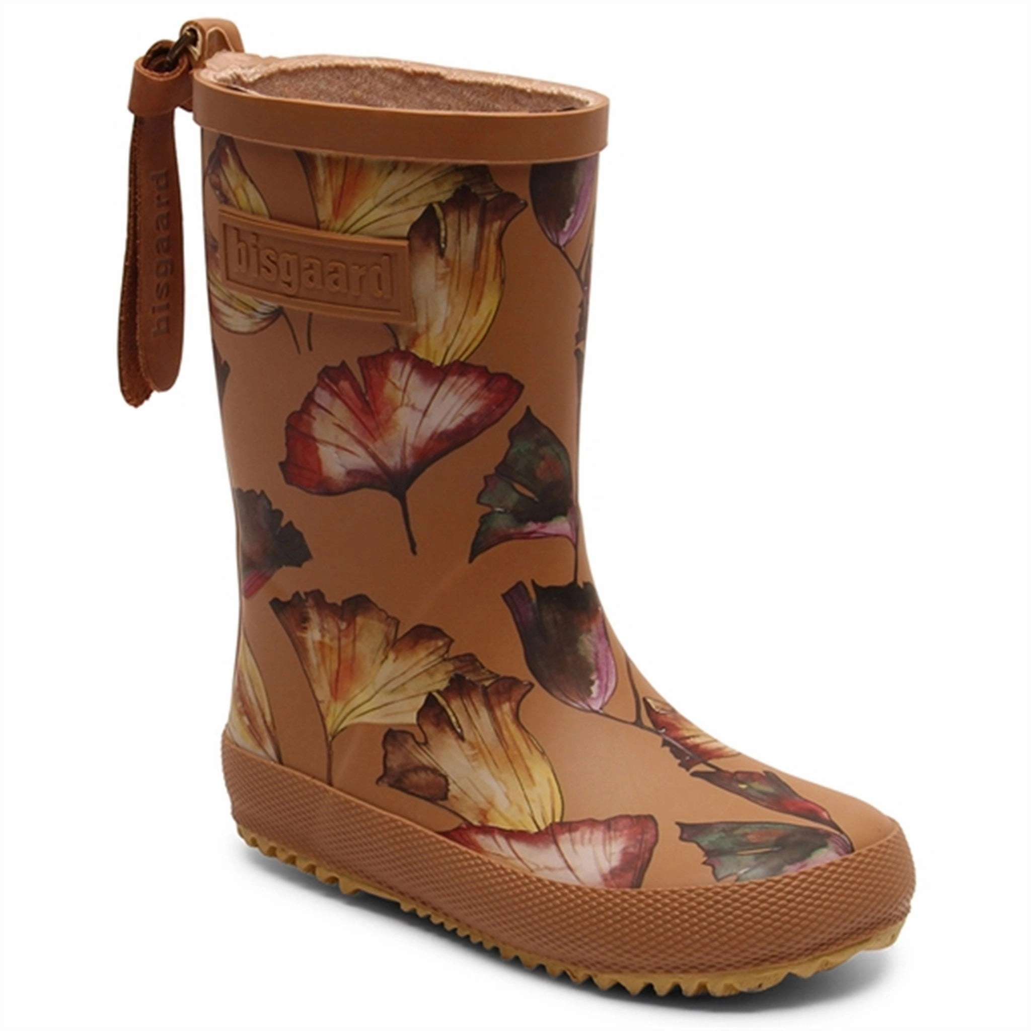 Pure Lines Calm-Driven Fit Bisgaard Wellies Fashion Camel Flowers