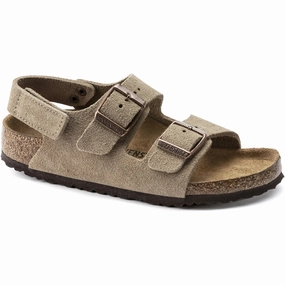 Birkenstock Milano Hl Kids Leve Taupe Sandals Everyday Core Quiet Vibe