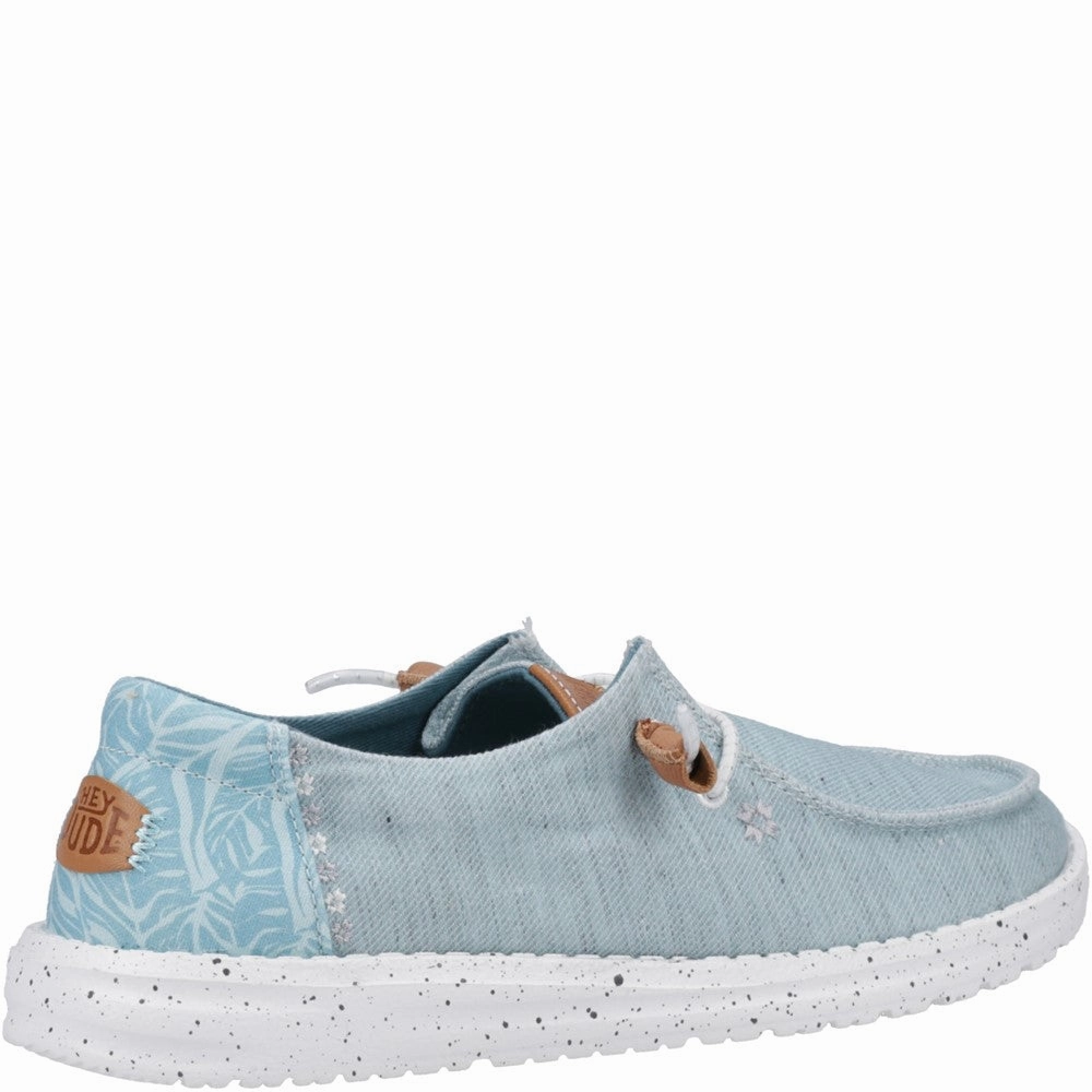 Heydude Wendy Heathered Slub Tropical Shoe Active Core Sleek Comfortwear