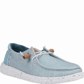 Heydude Wendy Heathered Slub Tropical Shoe Quiet Cool Versatile Build