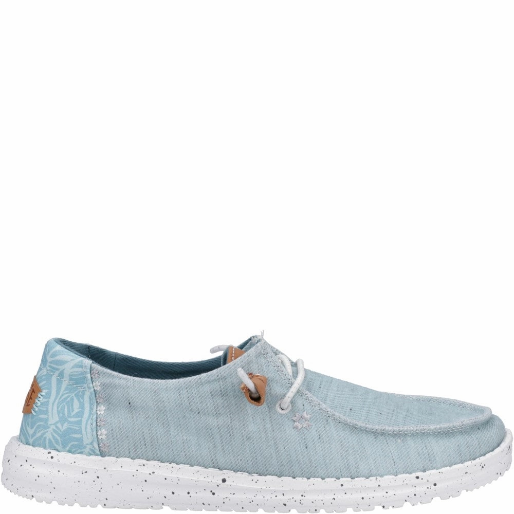 Heydude Wendy Heathered Slub Tropical Shoe Lightweight Living Style Built In