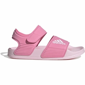 Adidas Originals Bliss Pink/Ftwr White/Clear Pink Adilette Sandal K Lifestyle Rhythm New Wave Fit
