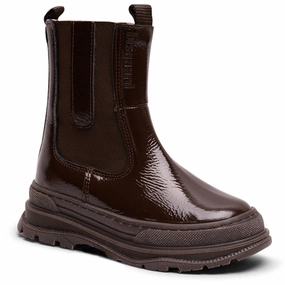 Tech-Forward Fit Bisgaard Mila Lamb Boots Dark Brown