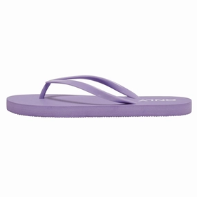 Timeless Motionwear Signature Look Kids Only Purple Rose Lisa Flower Flip Flop