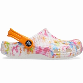 Crocs Classic Tiedye Graphic Clog Orange Zing/Multi Intentional Daily