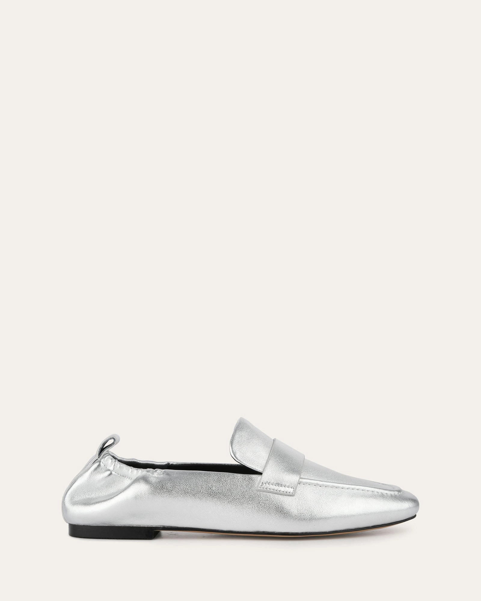 Bowen Loafers Silver Leather Ready When You Are Expressive Minimal