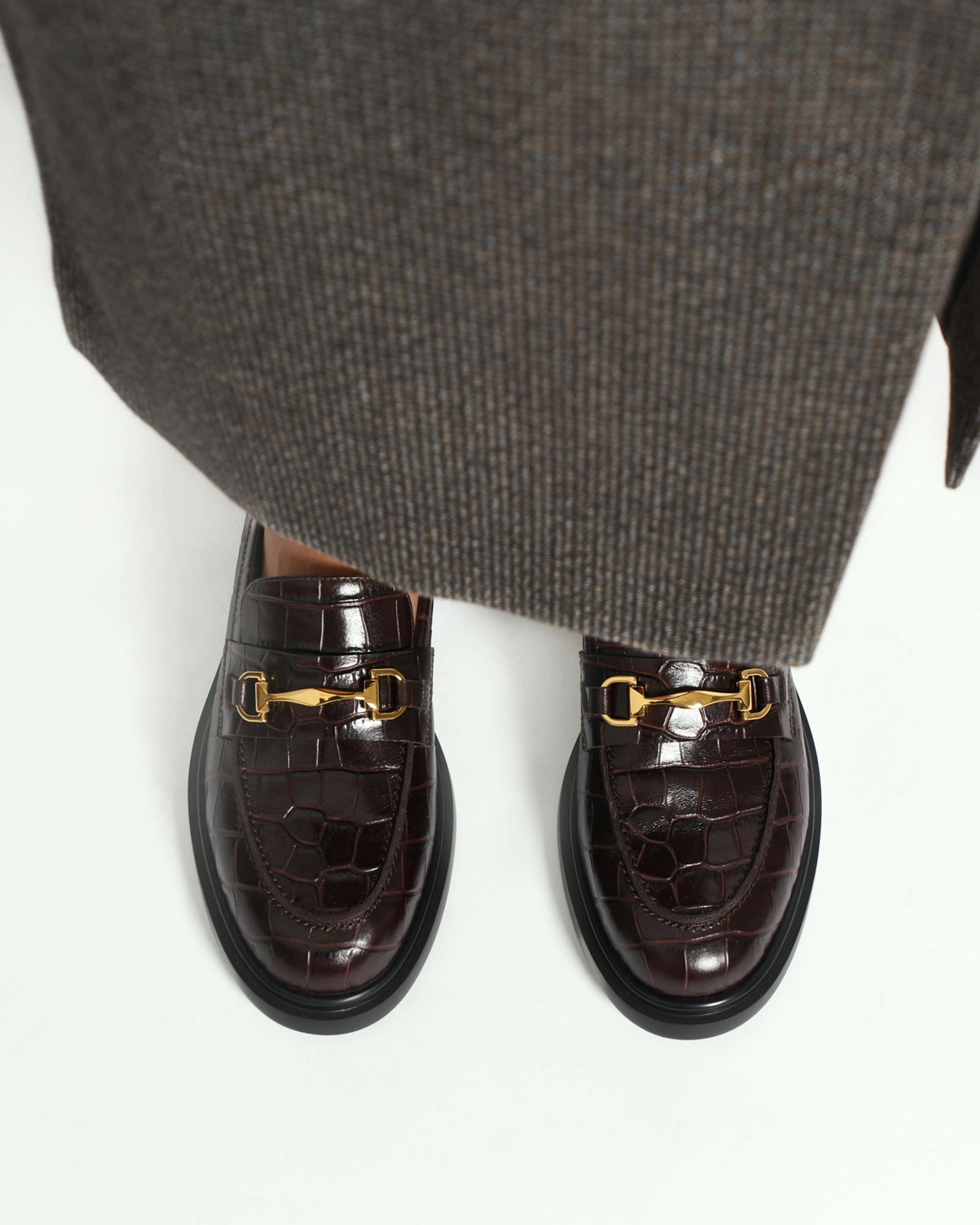 Lifestyle Engineered Tailored Ease Julio Loafers Chocolate Croc