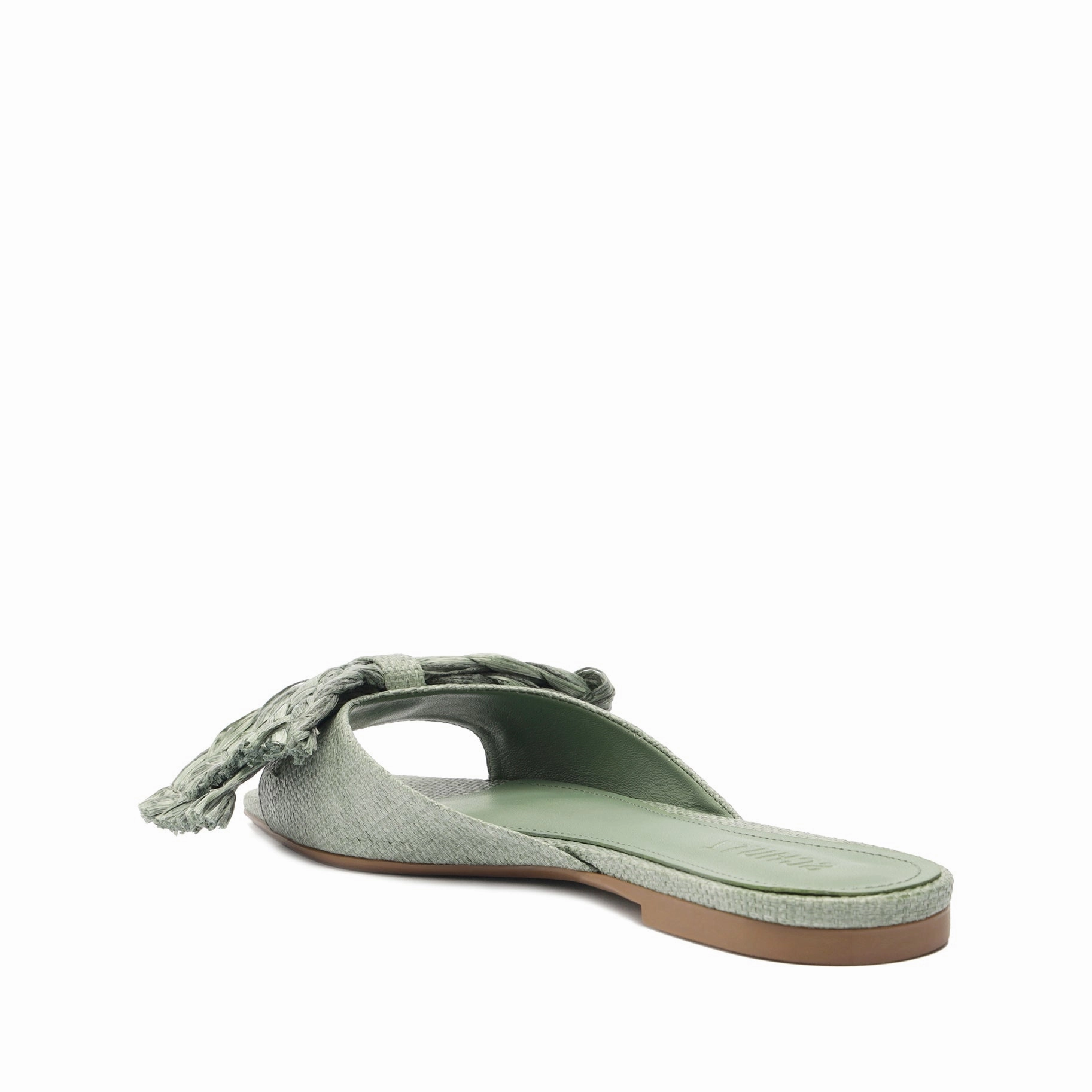 Lienne Straw Flat Sandal Minimal Mood