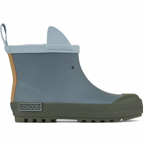 Liewood Tekla Rain Boot Rabbit / Whale Blue Multi Mix Lifestyle Modular Clean Aesthetic