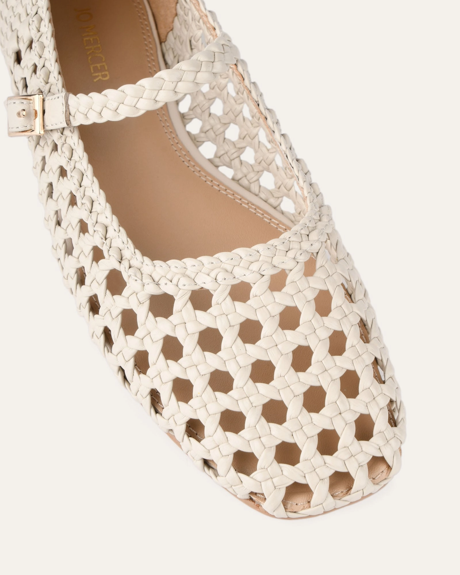 Willis Casual Flats Off White Leather Less Is Bold