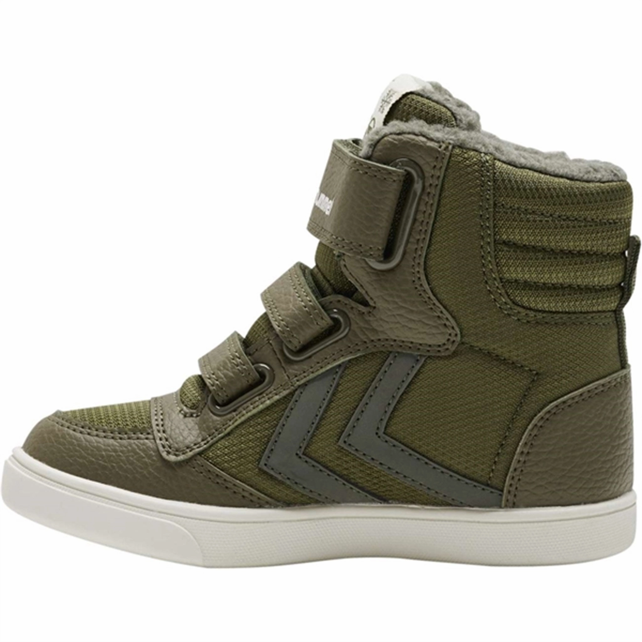 Hummel Stadil Super Poly Boot Recycled Tex Jr Dark Olive Boots Easy Fit System