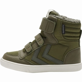 Your Livewear Hummel Stadil Super Poly Boot Recycled Tex Jr Dark Olive Boots