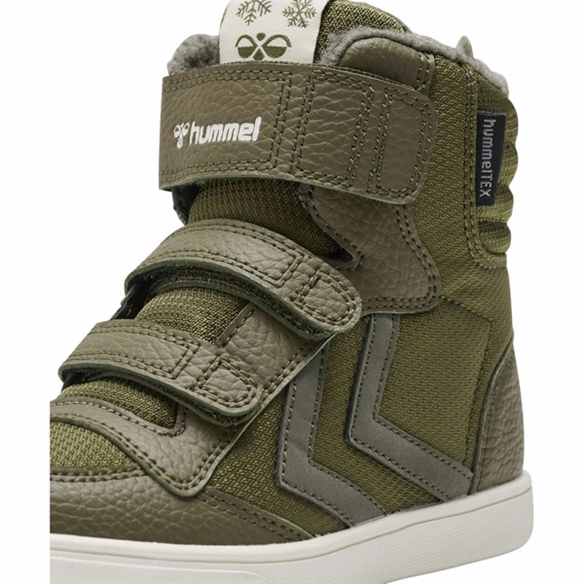 Urban Layering Urban Optimized Hummel Stadil Super Poly Boot Recycled Tex Jr Dark Olive Boots