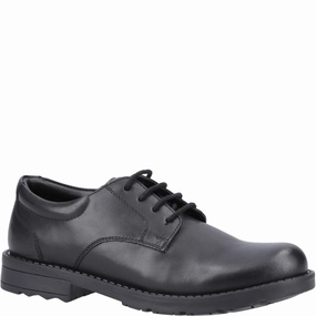 Hush Puppies Bruno Senior School Shoes Smooth Fit