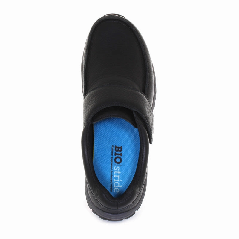 Utility In Style Future-Ease Mens Anthony Leather Velcro