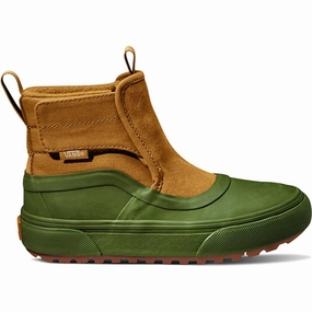 Versatile Pulse Smooth Silhouettes Vans Uy Slip-On Hi Terrain V M Brown/Green Shoes