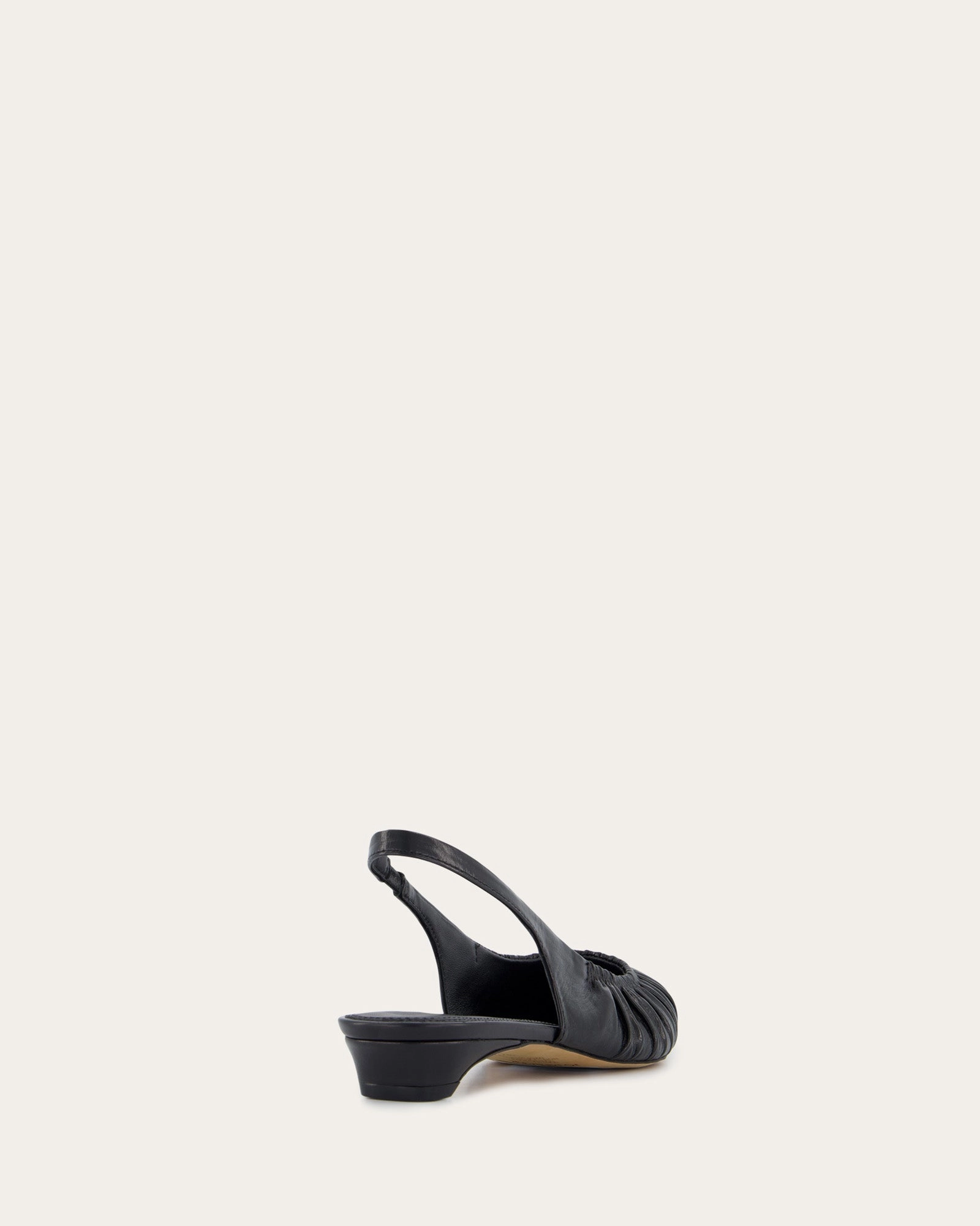 Adaline Dress Flats Black Leather Simplicity Rules