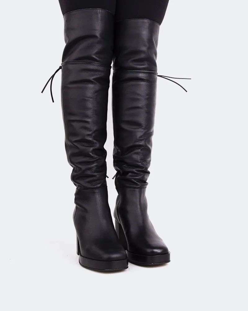 Quiet Fit Veneto Black Leather