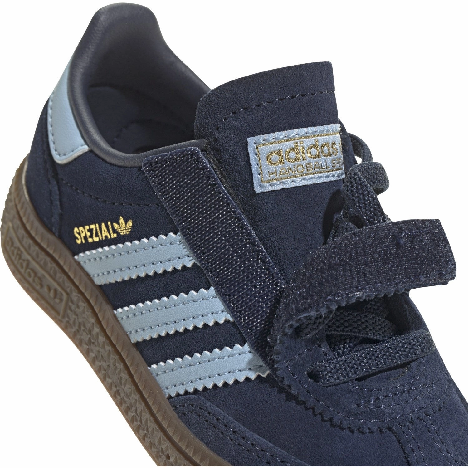 Adidas Originals Collegiate Navy/Clear Sky/Gum5 Handball Spezial Cf El I Sneakers Cool Utility Motion Meets Design