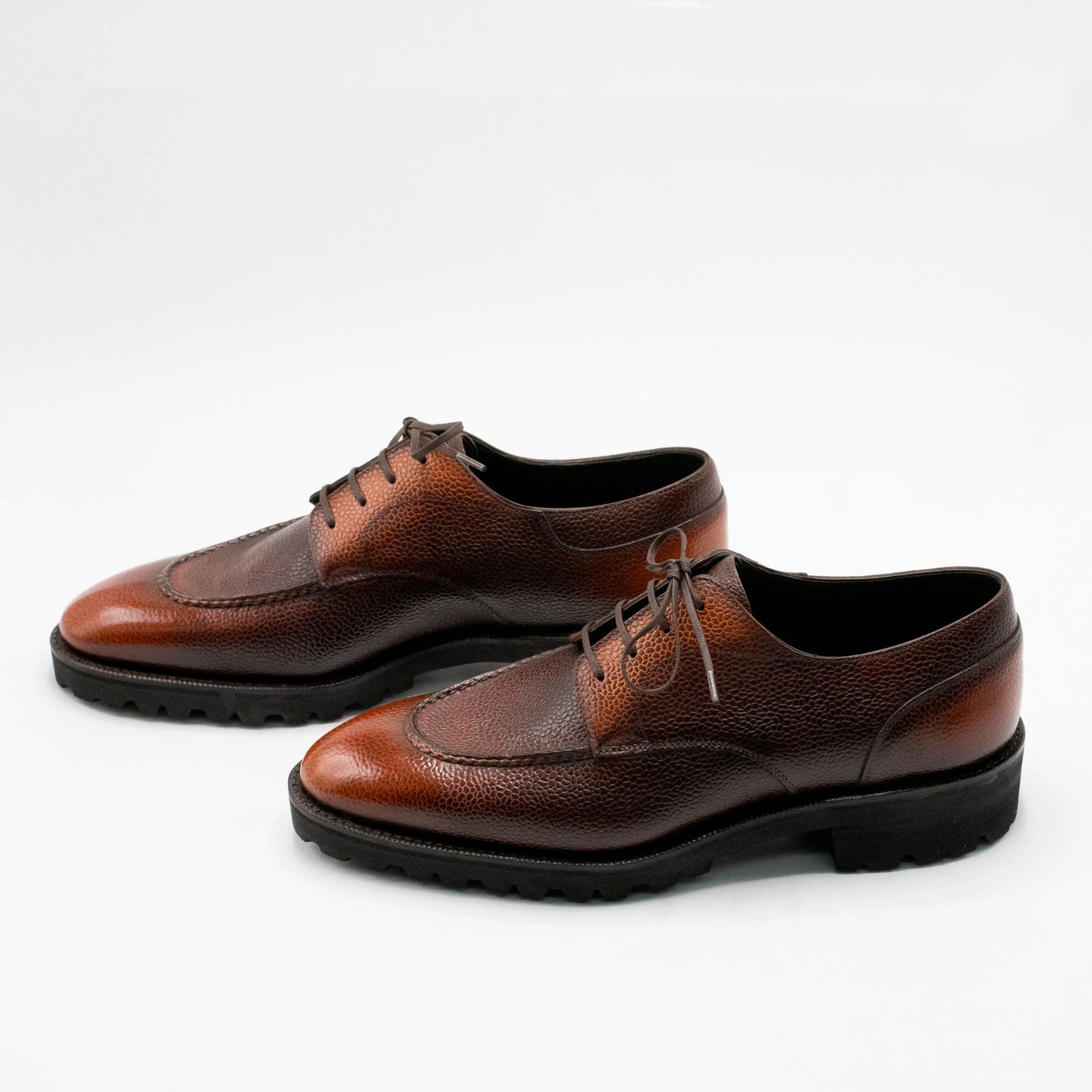 Gaspar Derby Mto - 3D Brown & Cognac Patina Shift-Mode Essentials, Upgraded