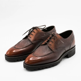 Gaspar Derby Mto - 3D Brown & Cognac Patina Dayflow Gear Lifestyle Fusion