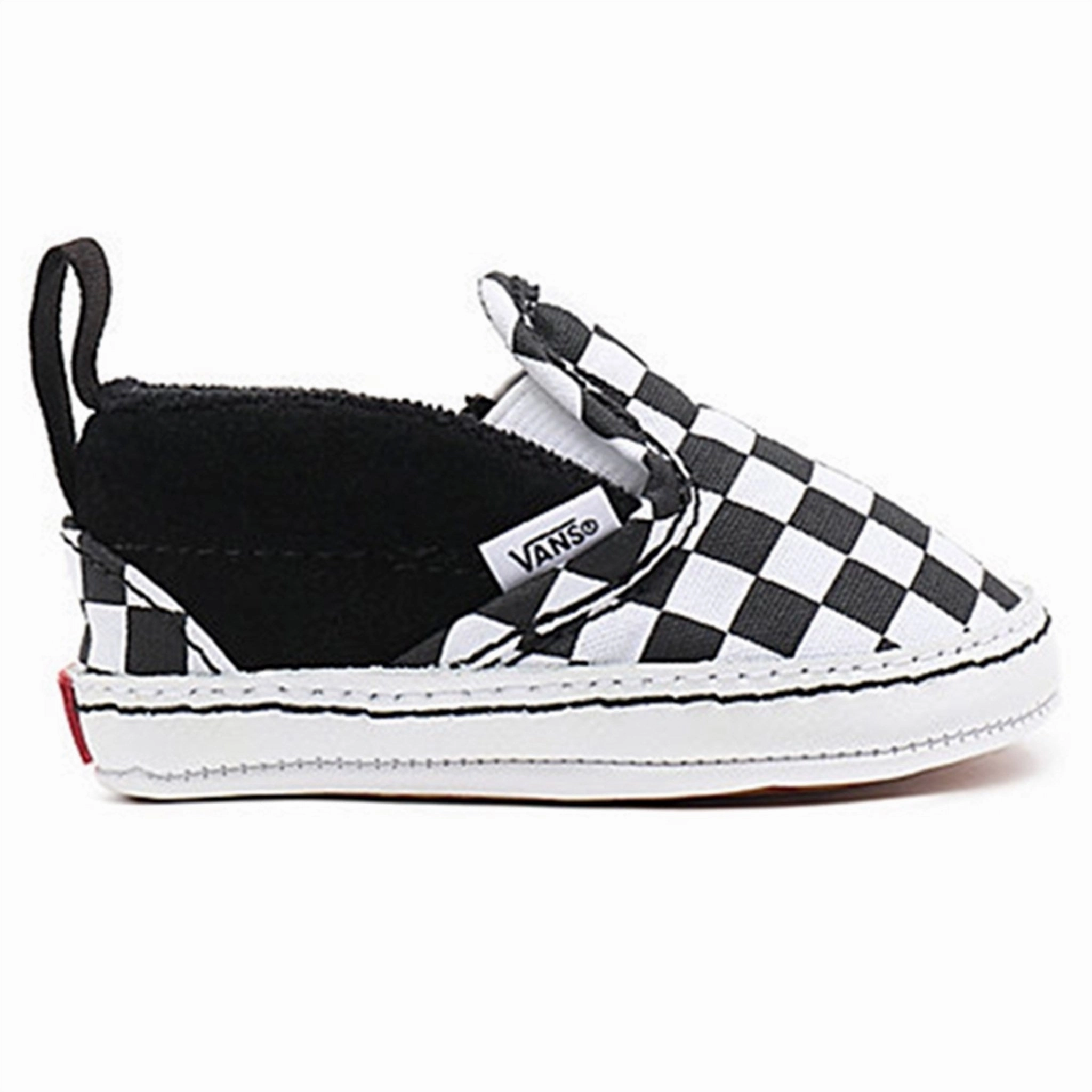 Vans In Slip-On V Crib Sneakers Checker Black/True White Layer Mindset Engineered Simplicity