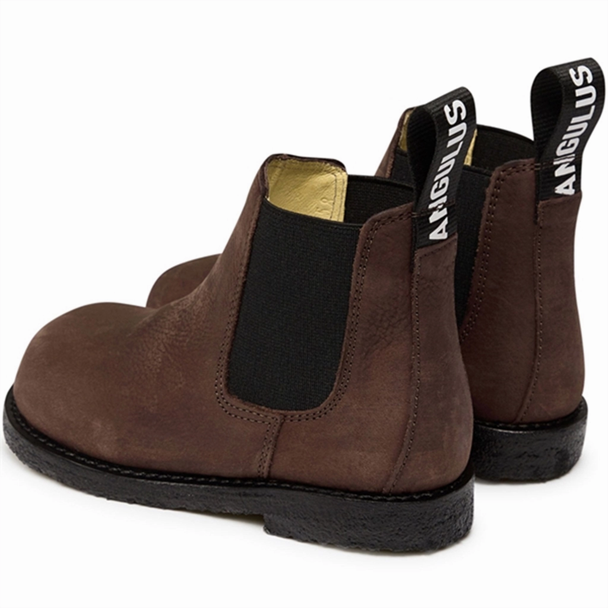 Angulus Boots W Elastic Brown/Black Weekend Ready