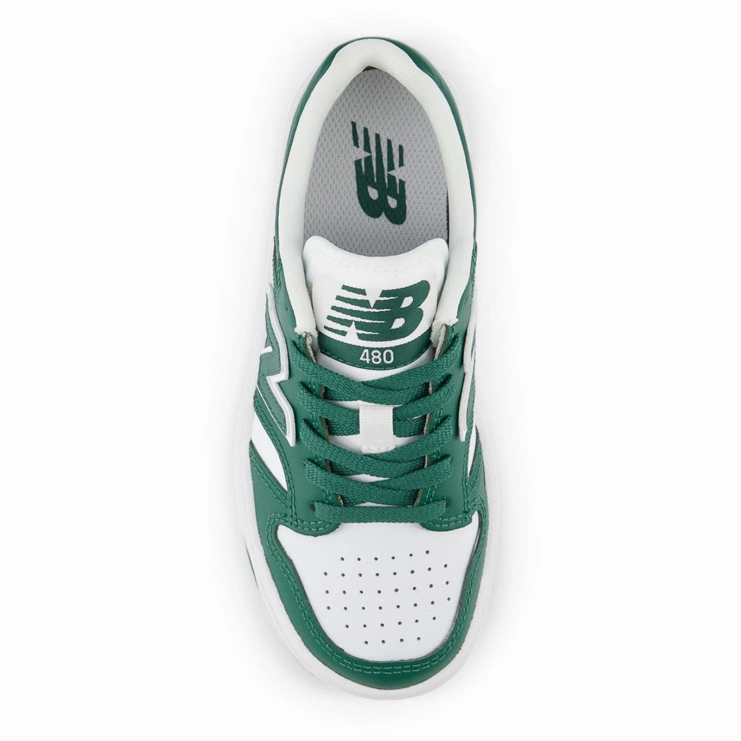 Live Lightwear New Balance Team Forest Green New Balance 480 Kids Lace