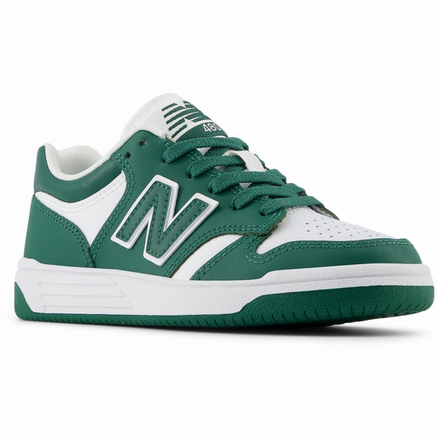 Light Motion Gear Adapt Your Pace New Balance Team Forest Green New Balance 480 Kids Lace