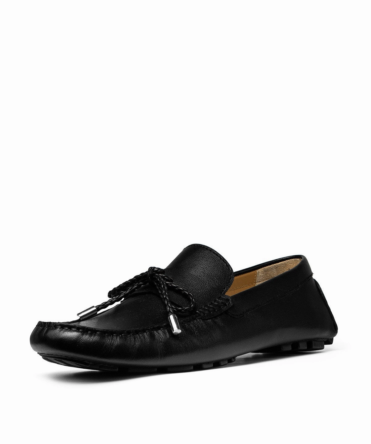 Marbella Grained Black Moccasin Refined Versatility Future-Ready Fit