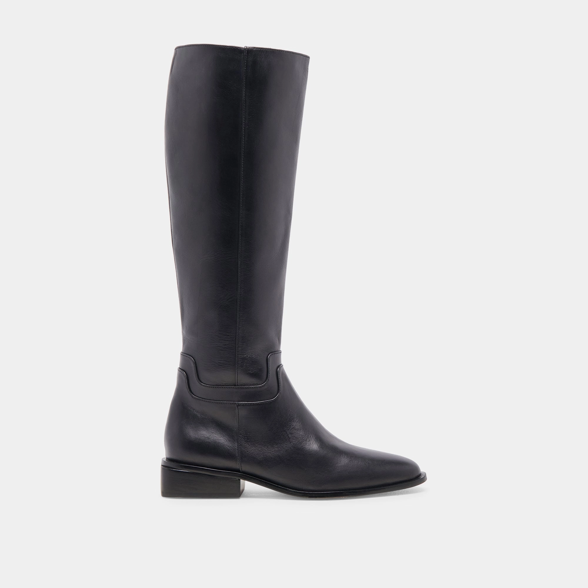 Streamlined Pieces Precision-Made Verdi Wide Calf Boots Black Leather