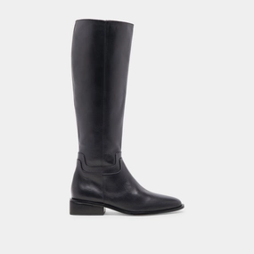Streamlined Pieces Precision-Made Verdi Wide Calf Boots Black Leather