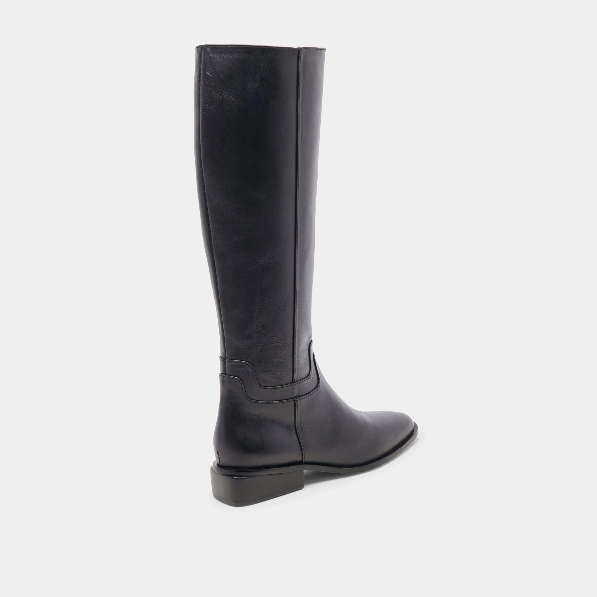 Verdi Wide Calf Boots Black Leather Hybrid Life Purpose-Ready