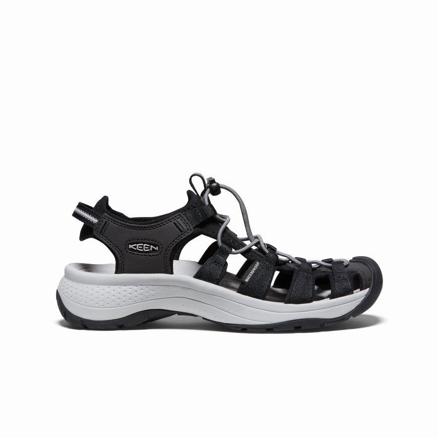 Women'S Astoria West Sandal  |  Black/Grey Bold In Simplicity