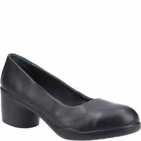 Amblers Safety As607 Brigitte Ladies Safety Court Shoe Clean Aesthetic