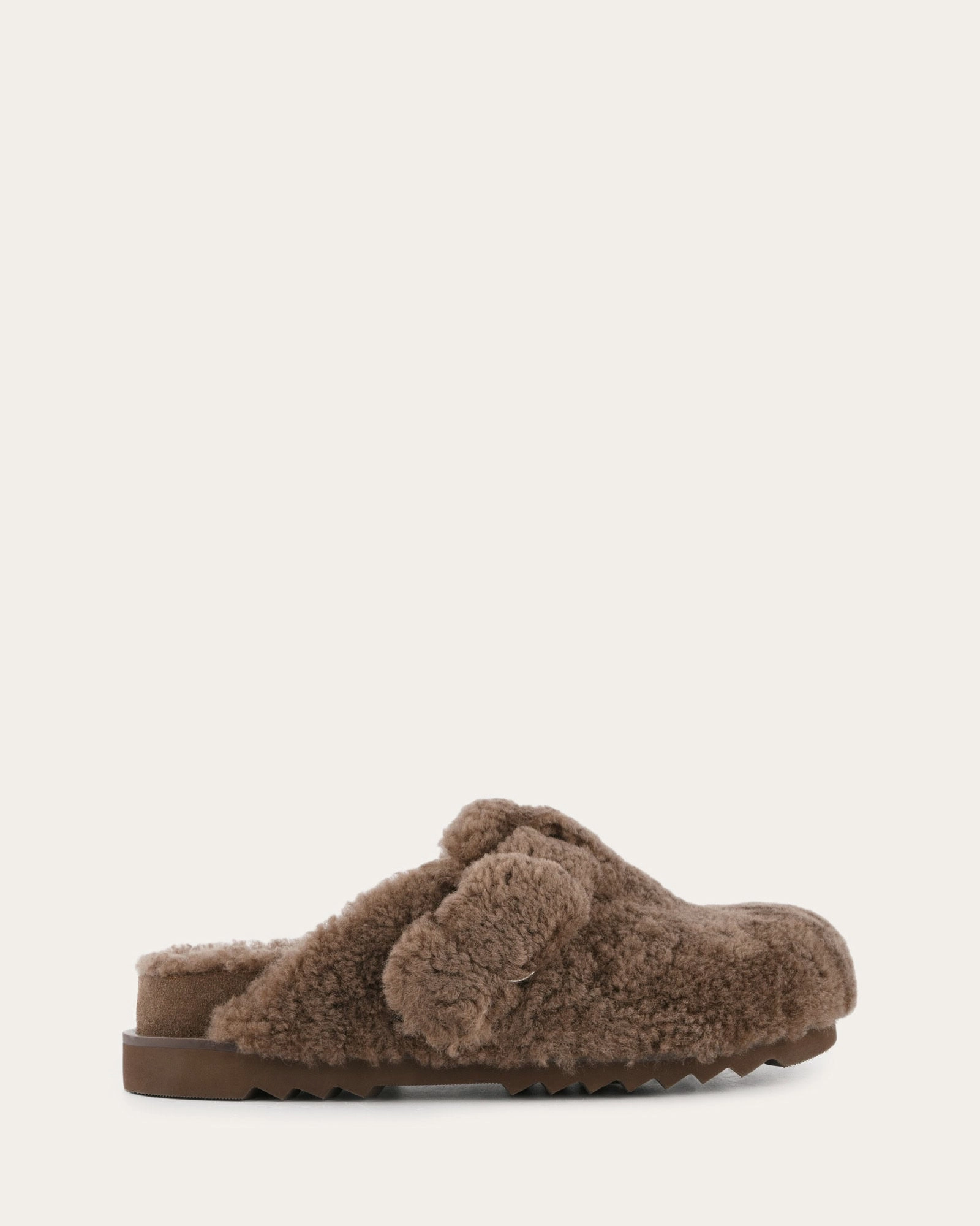 Junie Casual Flats Taupe Shearling Refined Looks Downtown Vibe