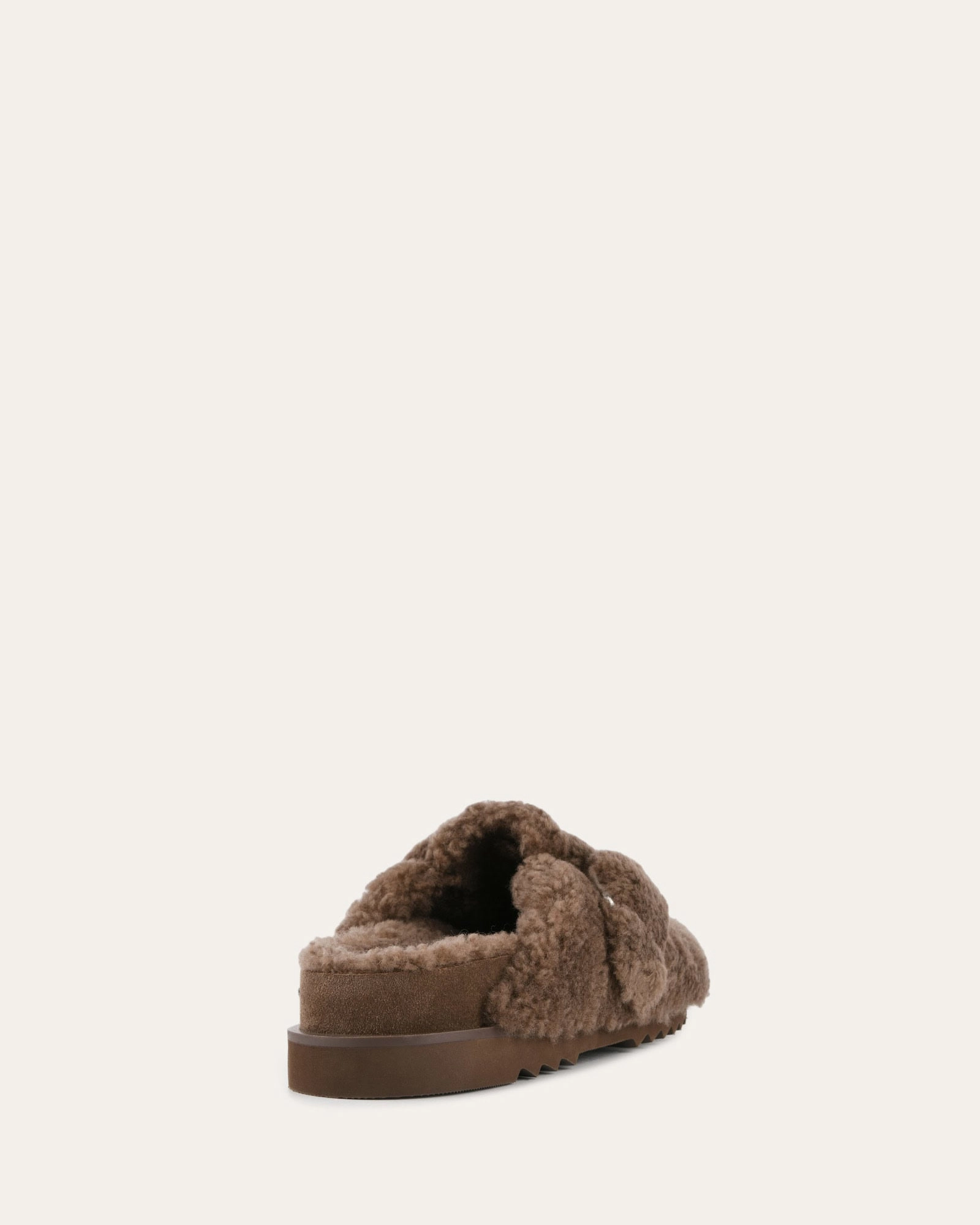Junie Casual Flats Taupe Shearling Urban Toolkit