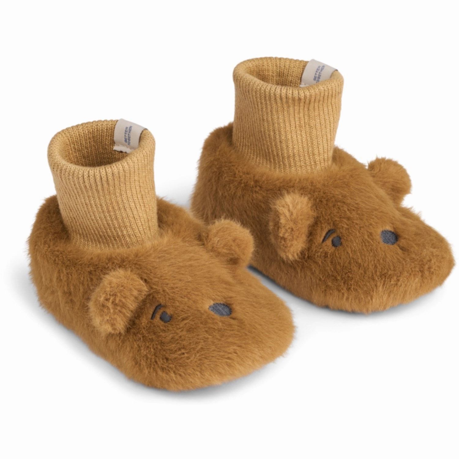 Liewood Golden Caramel Beth Bear Plush Slipper Conscious Layers