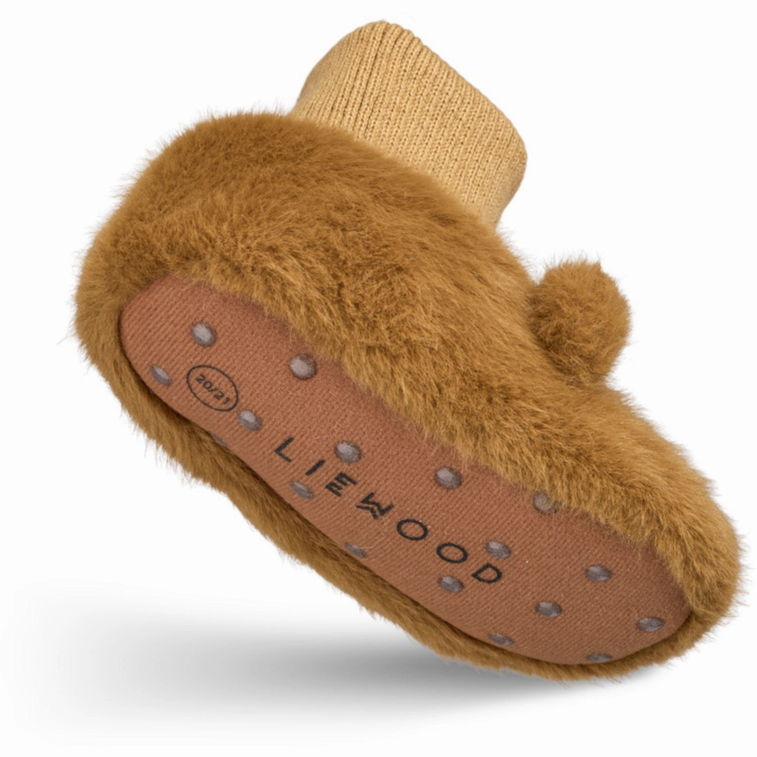 Urban Energy Liewood Golden Caramel Beth Bear Plush Slipper