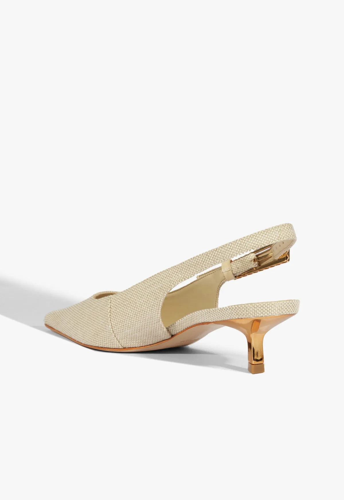 Go-Mode Fit Evolved Form Ciara Mid Stiletto Beige Pump