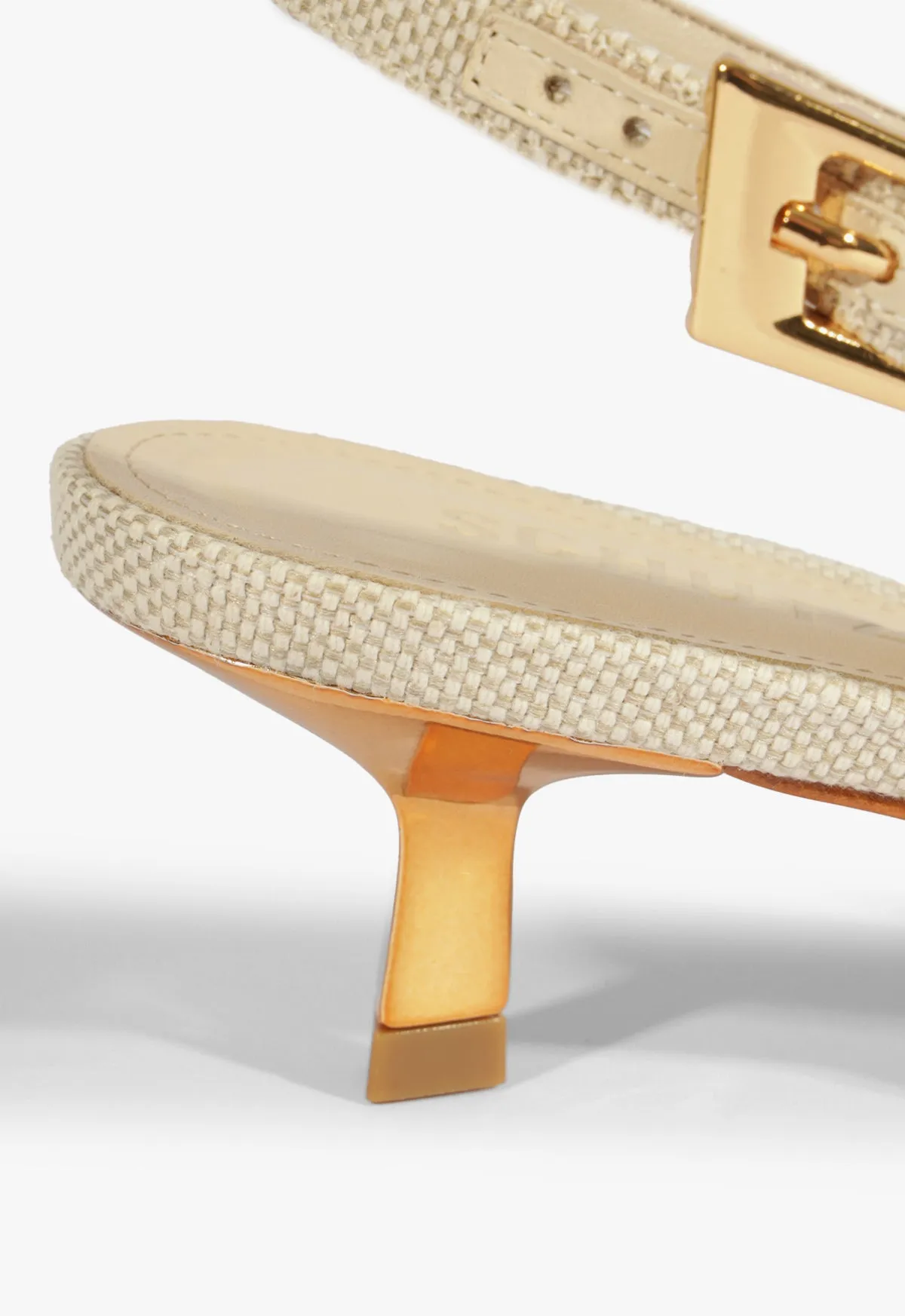 New Wave Fit Ciara Mid Stiletto Beige Pump