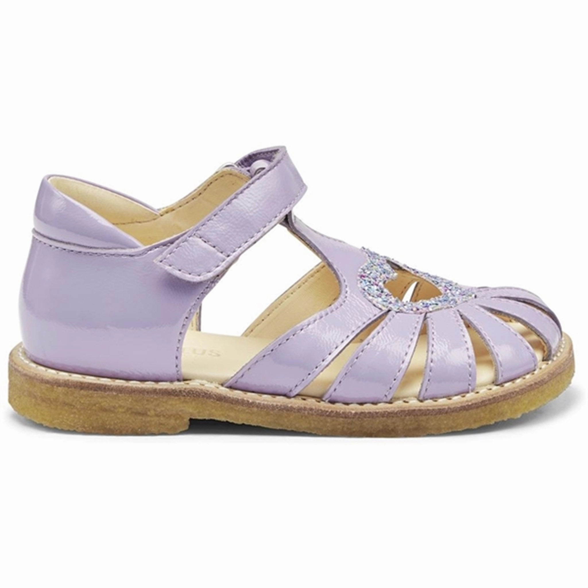 Timeless Motion Movement-Inspired Angulus Hjerte Sandals Lilac/Confetti Glitter