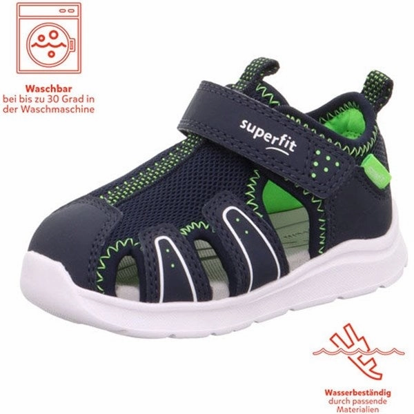 Clarity In Motion Cool Shift Superfit Wave Sandals Blue/Lightgreen